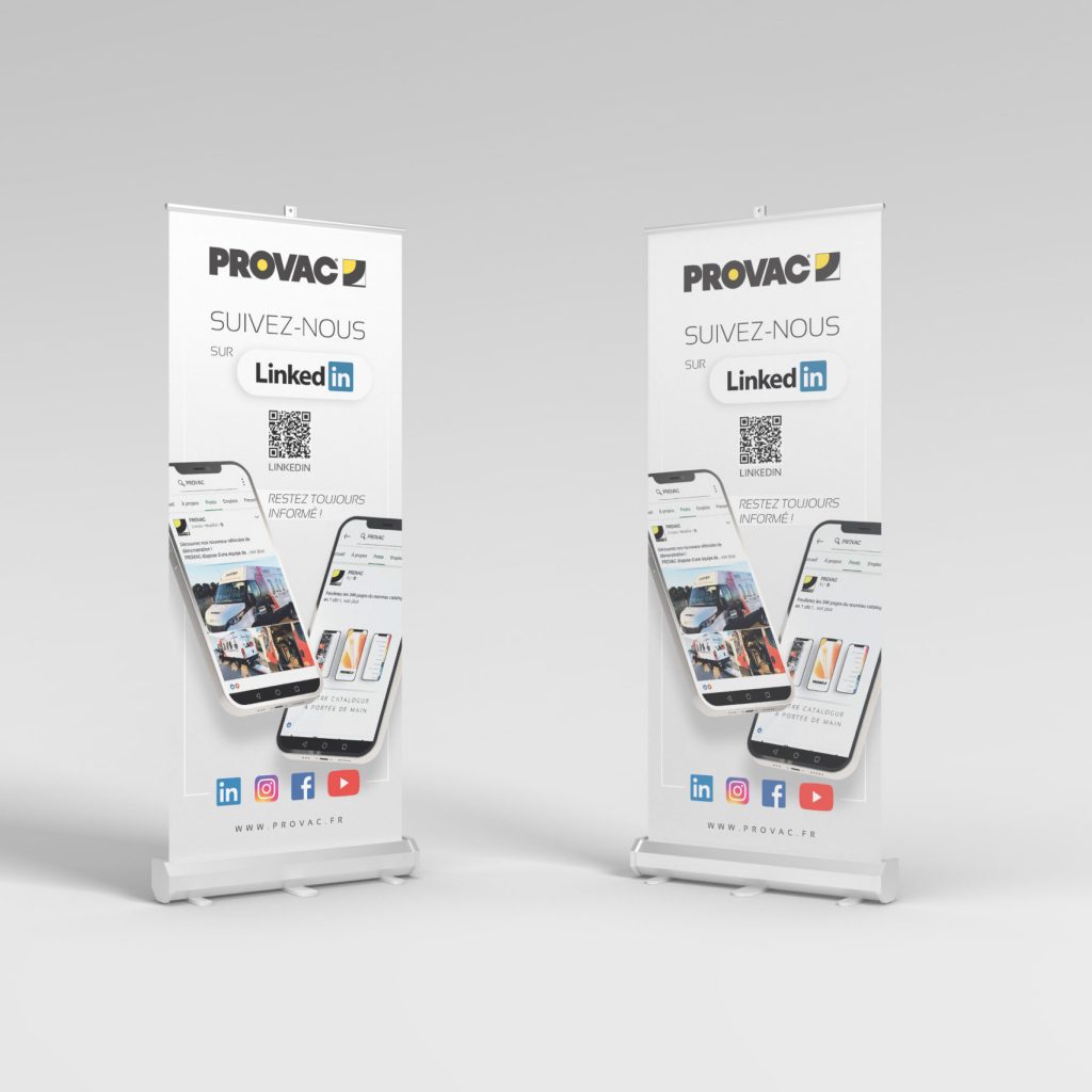 MOCKUP ROLL UP LINKEDIN